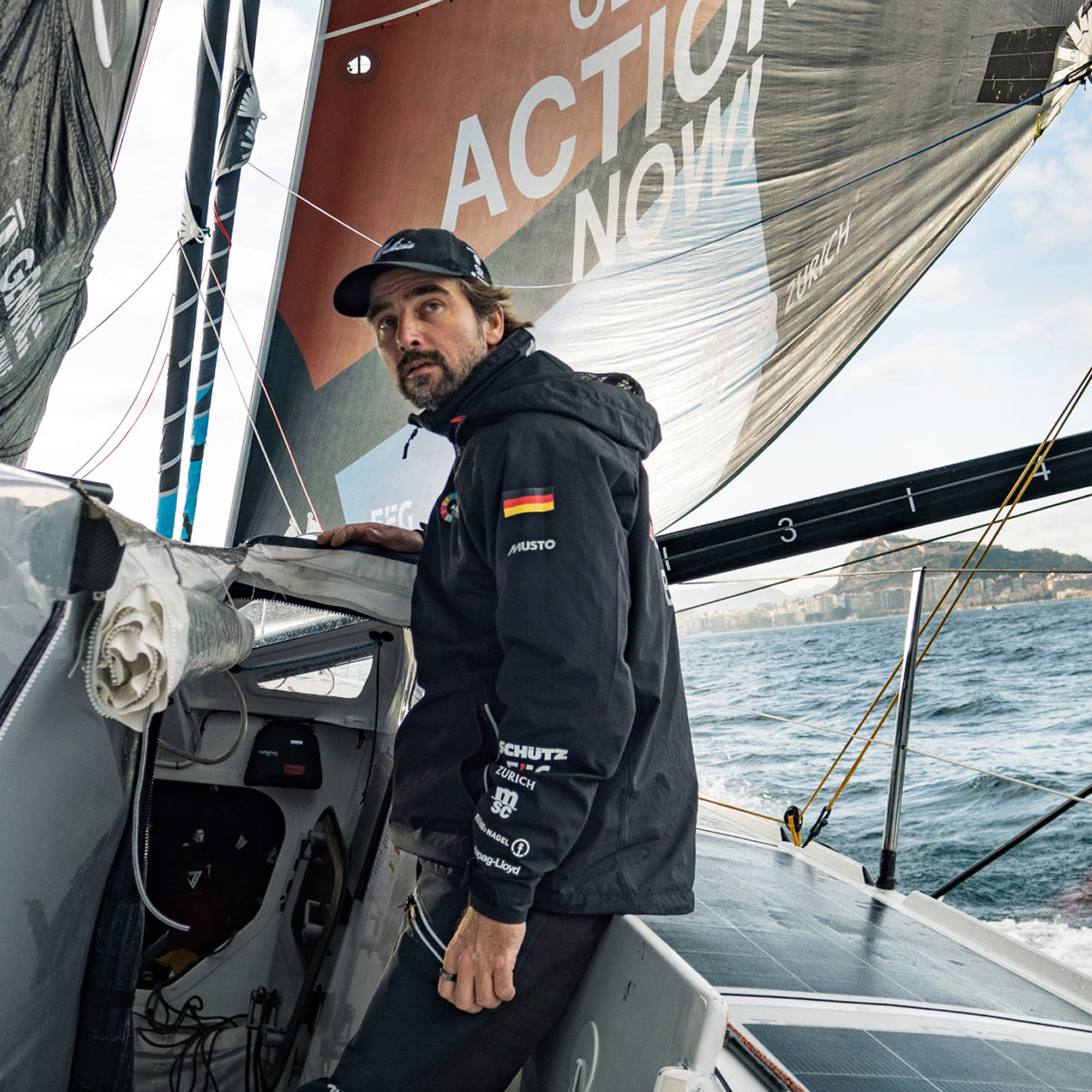 Segler an Bord der Malizia