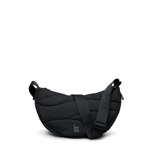 WAVY PUFFER MOON BAG SMALL