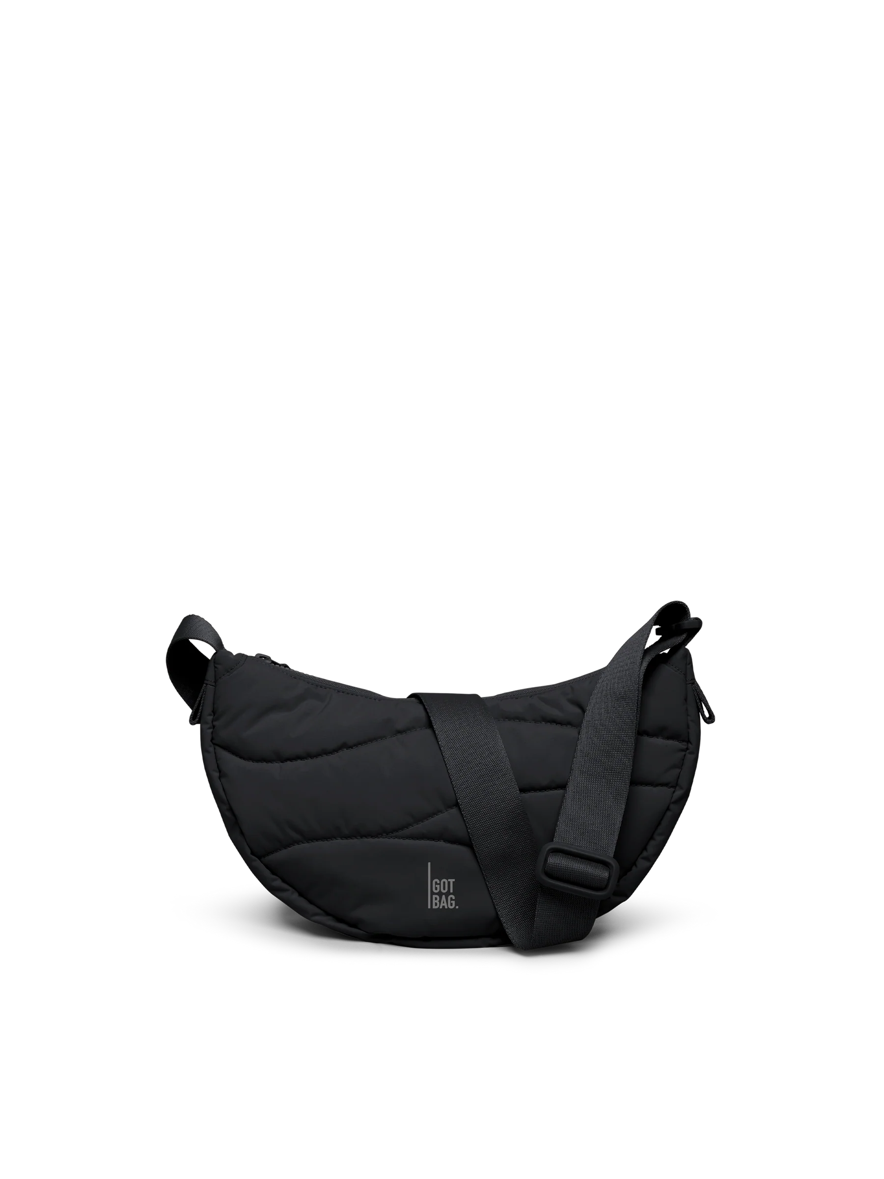 WAVY PUFFER MOON BAG SMALL