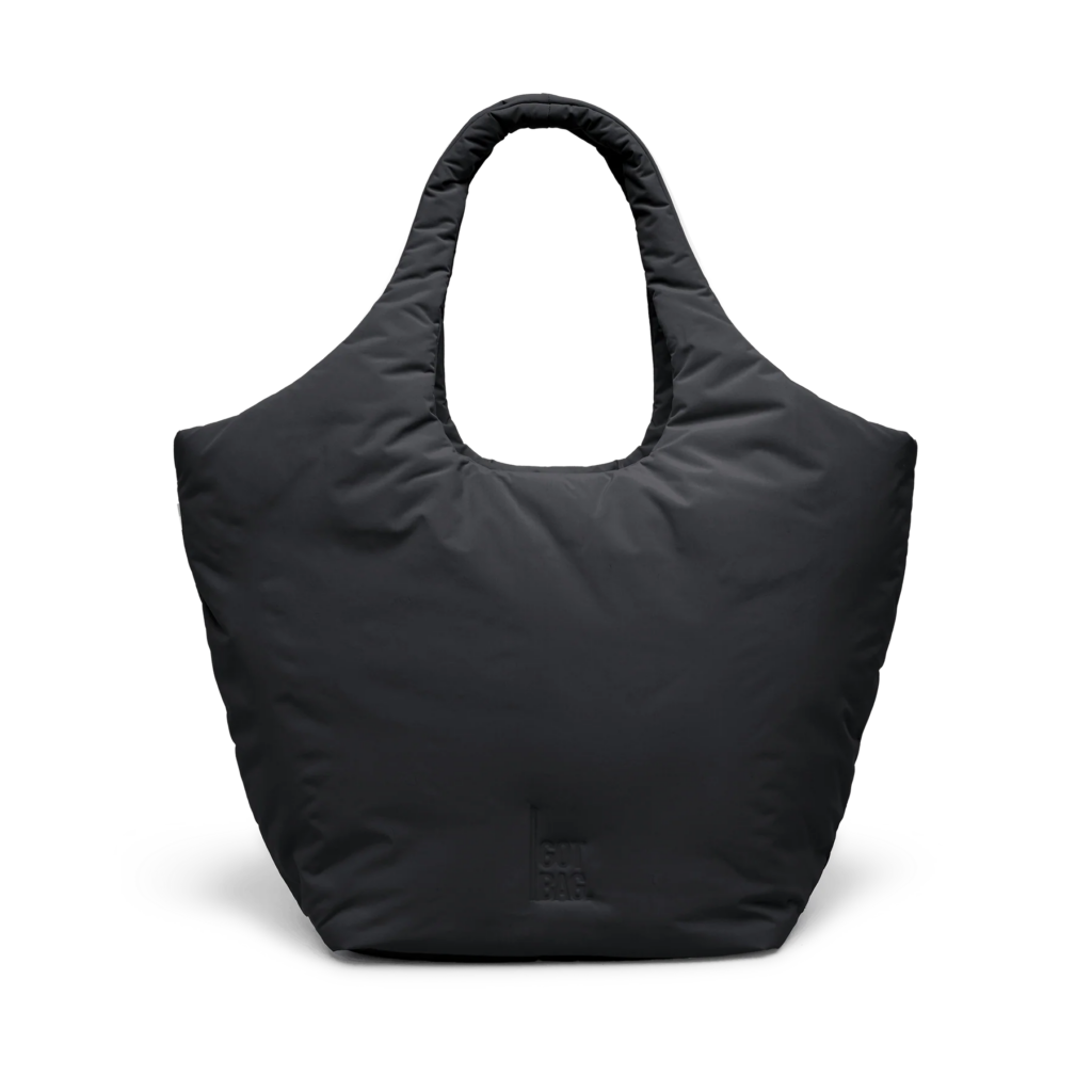 CLOUD TOTE BAG Tasche in black (Schwarz) als Studioaufnahme in Frontansicht.
