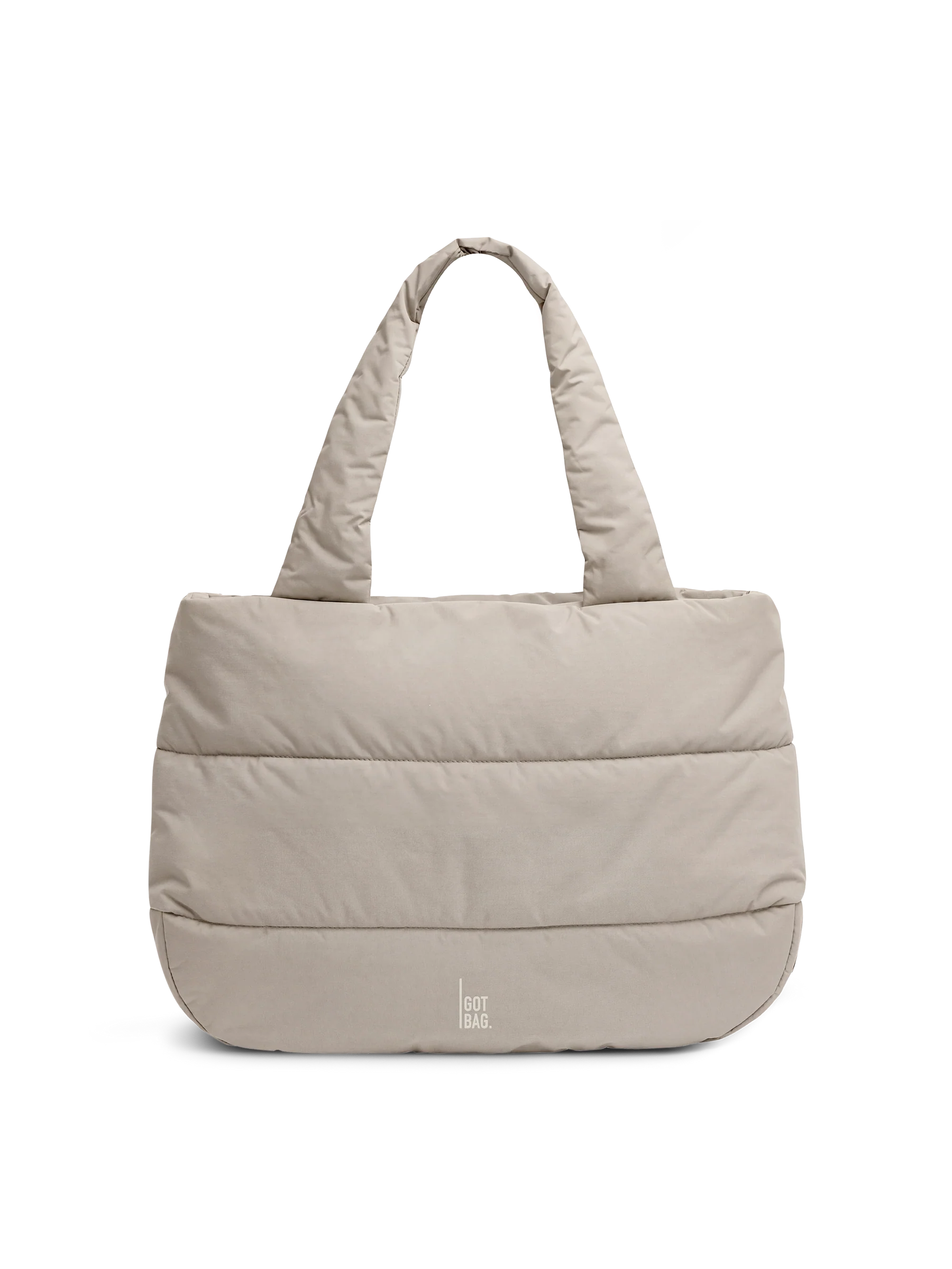 PUFFER HORIZON TOTE BAG - scallop monochrome