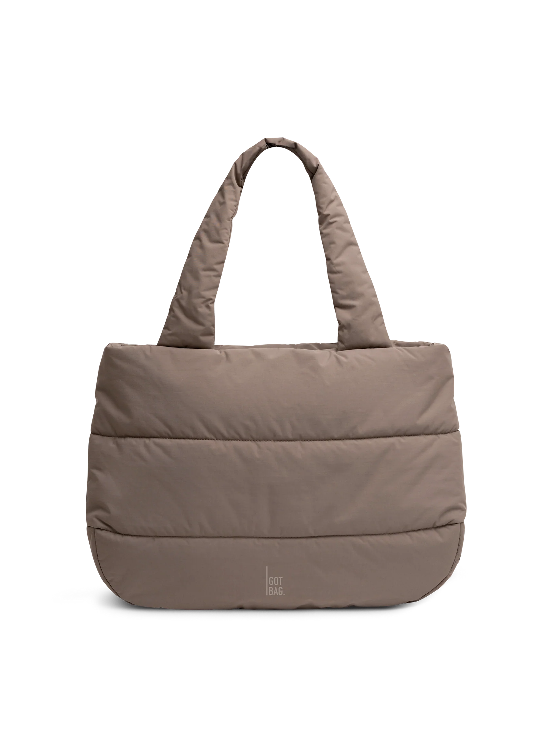 PUFFER HORIZON TOTE BAG - oyster monochrome